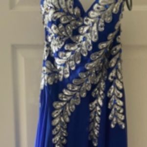 Blue Prom Dress by Moonlight Bridal